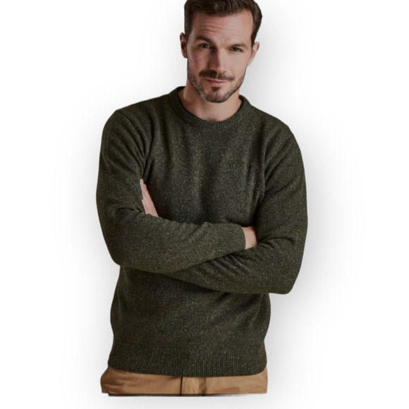 Levi's Men's Pullover Crewneck Sweater  In Olive Size XL - Picture 1 of 9